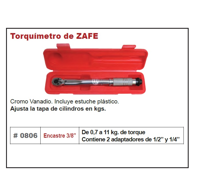 Torquimetro ZAFE - 3/8" Eurotech - Image 3