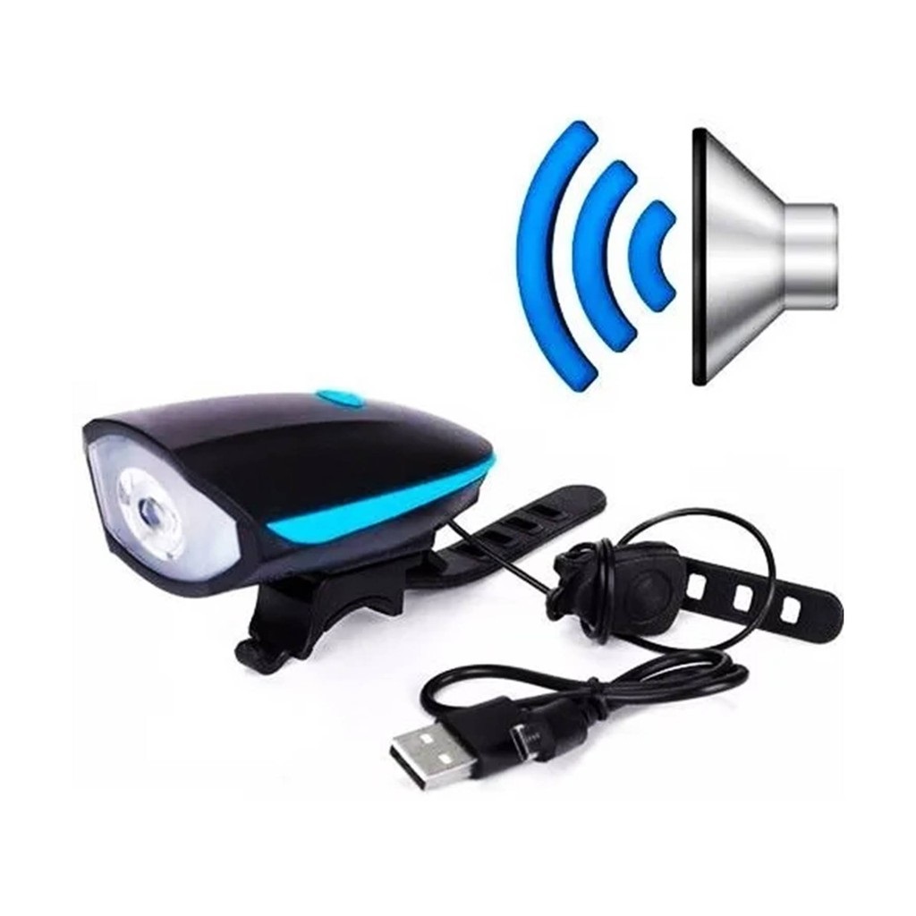 Luz y Bocina para Bici Recargable EL480 - Image 4