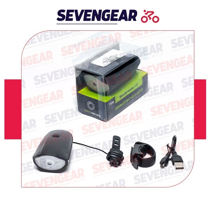 Luz y Bocina para Bici Recargable EL480 - Image 2