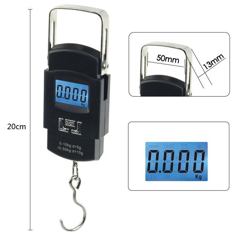 Balanza Valijera EL0326 50kg manija metalica - Image 3