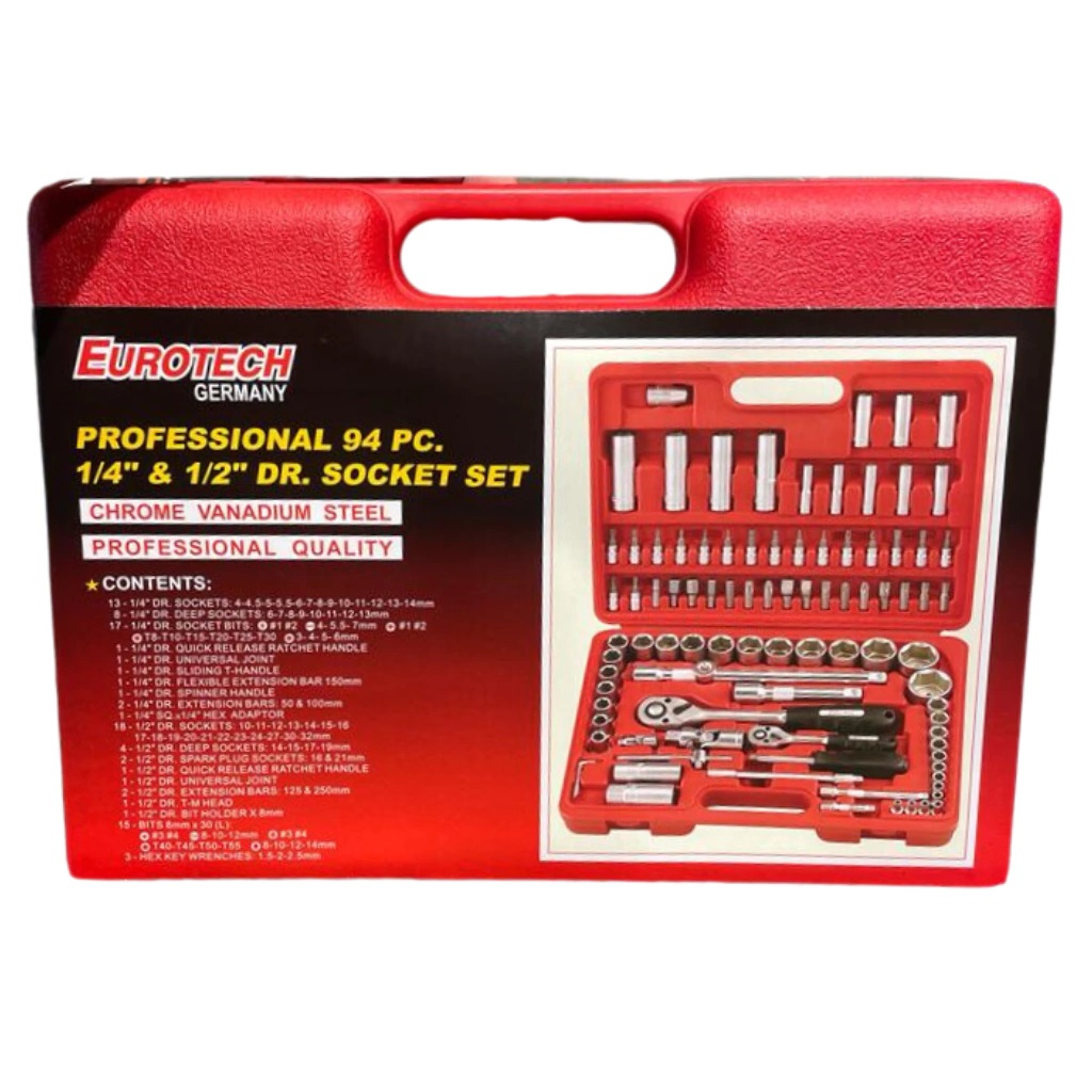 Tubos x94 pz 1/2"y 1/4" valija Eurotech - Image 3