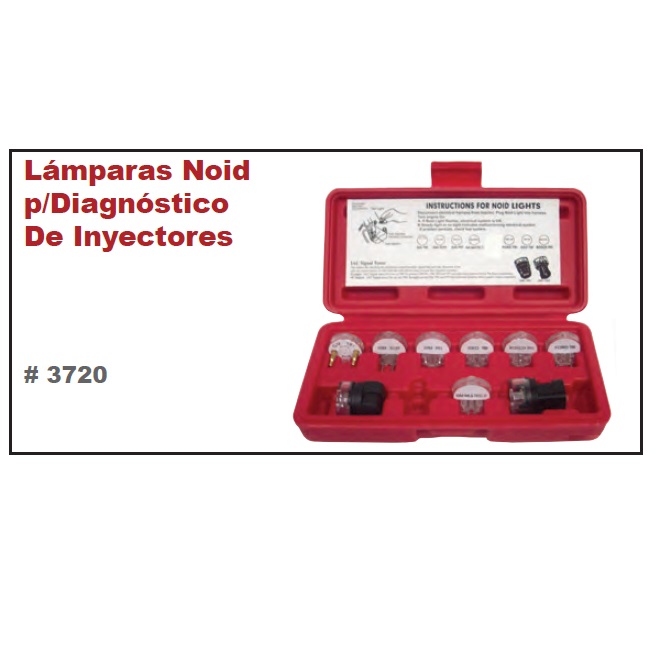 LAMPARAS NOID Diagnostico de INYECTORES x9 pz Eurotech - Image 3