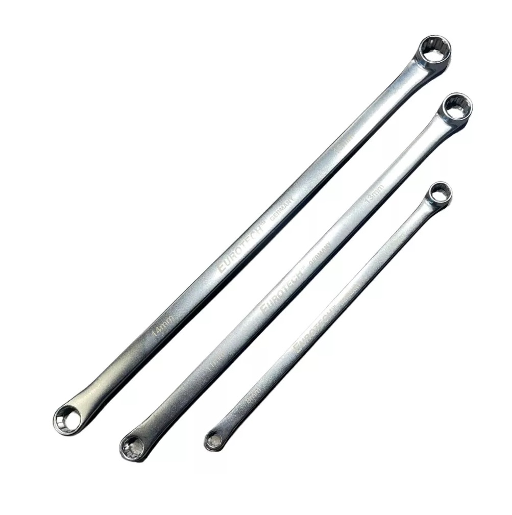 Llave Larga PLANAS estriadas Tensor Correas x3 pz En BOLSA Eurotech - Image 2