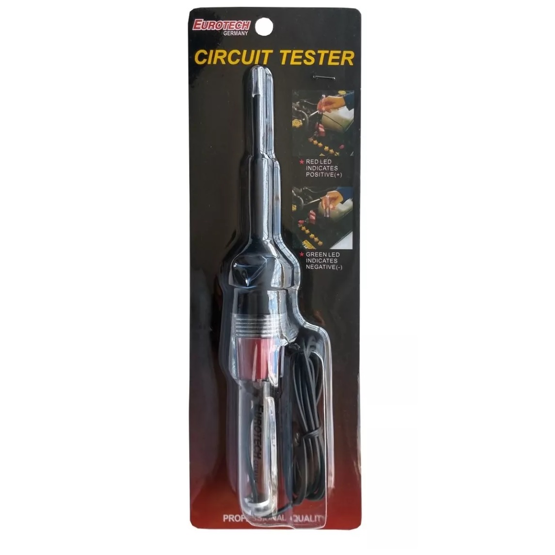 Tester Probador de Circuitos Punta Logica 6v 12v 24v Eurotech - Image 2