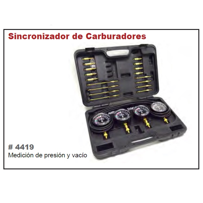 Vacuometro Sincronizador de Carburadores Motos y Autos Eurotech - Image 3