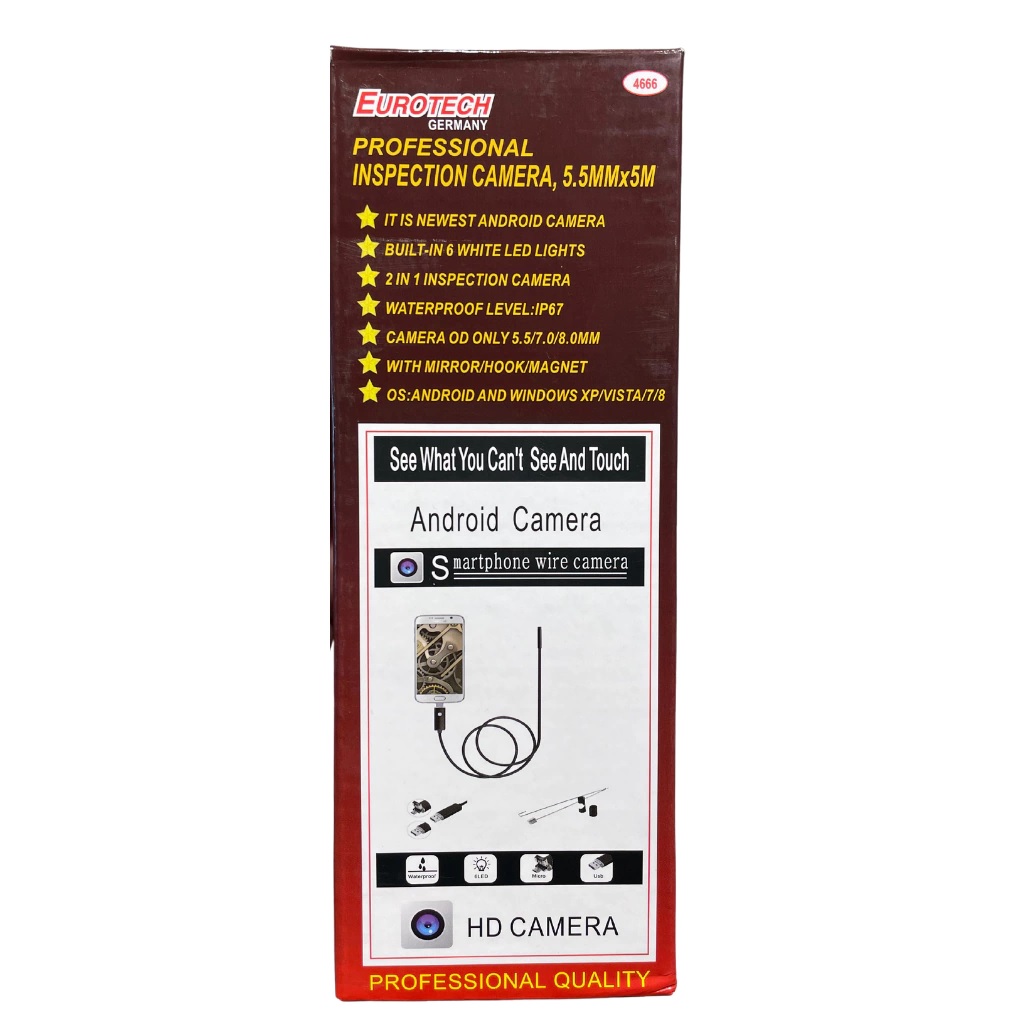 CAMARA ENDOSCOPIO ANDROID 5.5mm x5mt Eurotech - Image 7