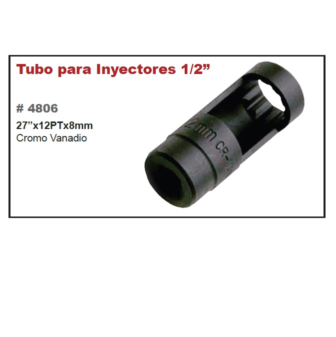 Tubo Extractor INYECTORES 1/2" 27mm VENTANA Eurotech - Image 5