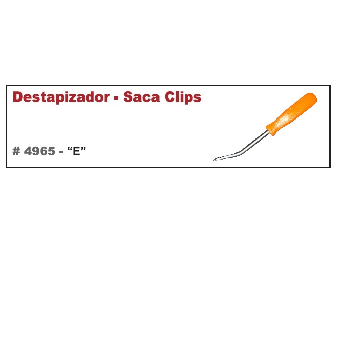 Destapizador saca clip 23cm Naranja Eurotech - Image 4
