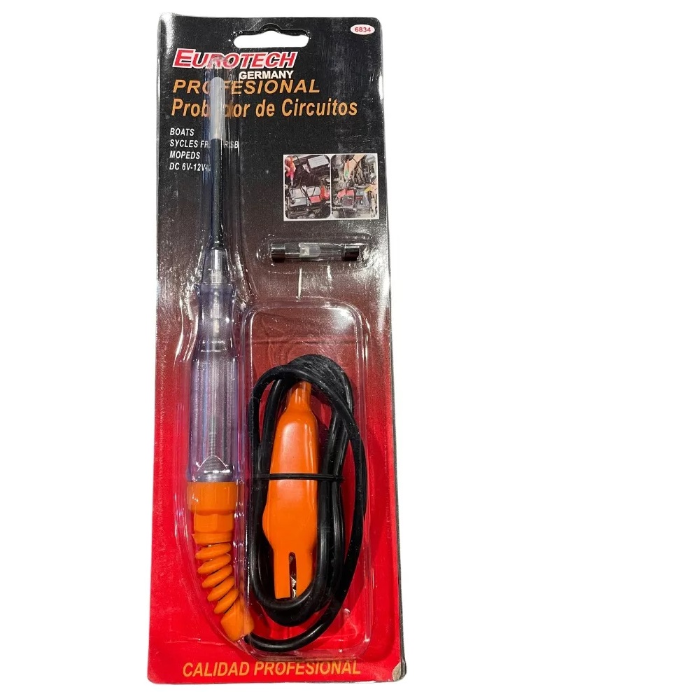 Tester Circuitos 6-12v (Clip Naranja) Eurotech - Image 4