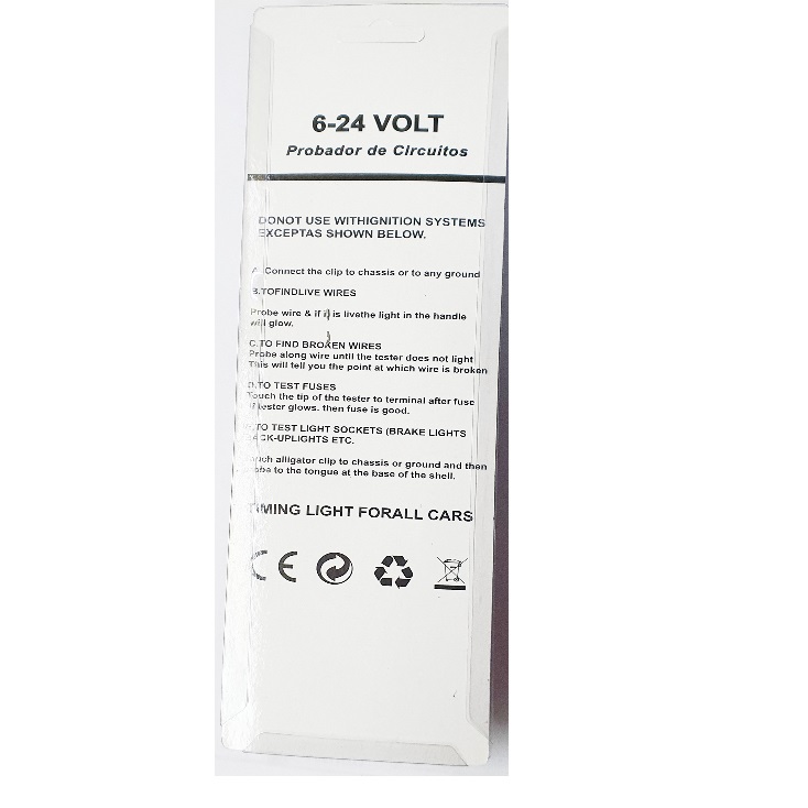 Tester Circuitos 6-12v (Clip Naranja) Eurotech - Image 3