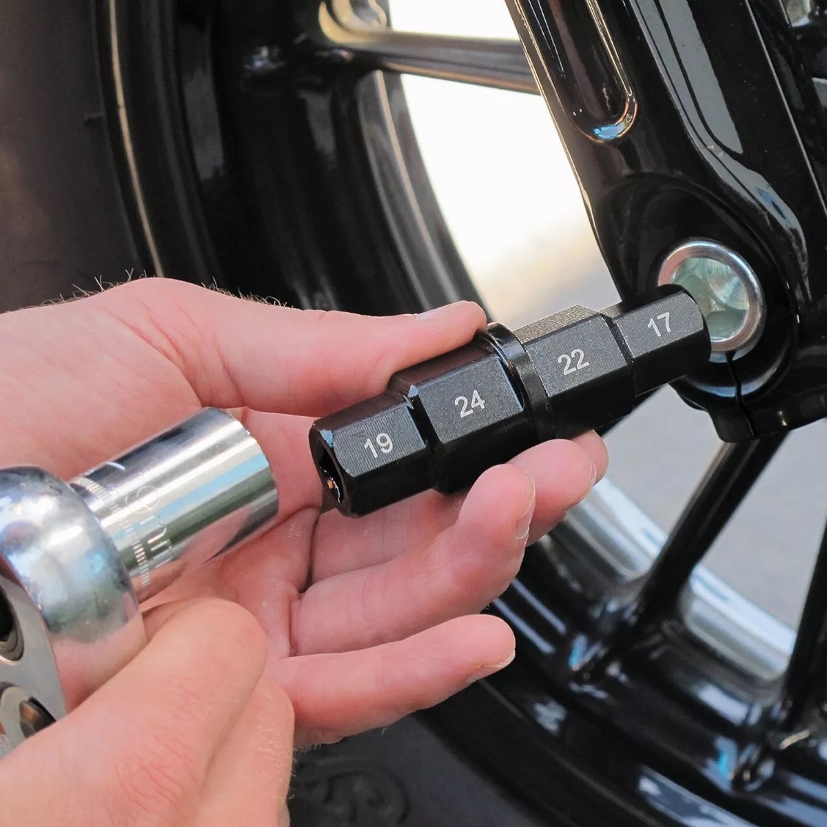 Tubo 4 hexagonos Desmontar Rueda y Carter Moto. 17-19-22-24mm - Image 4