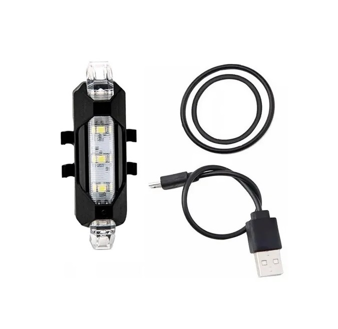 Luz Bici Recargable ROJA/blanca