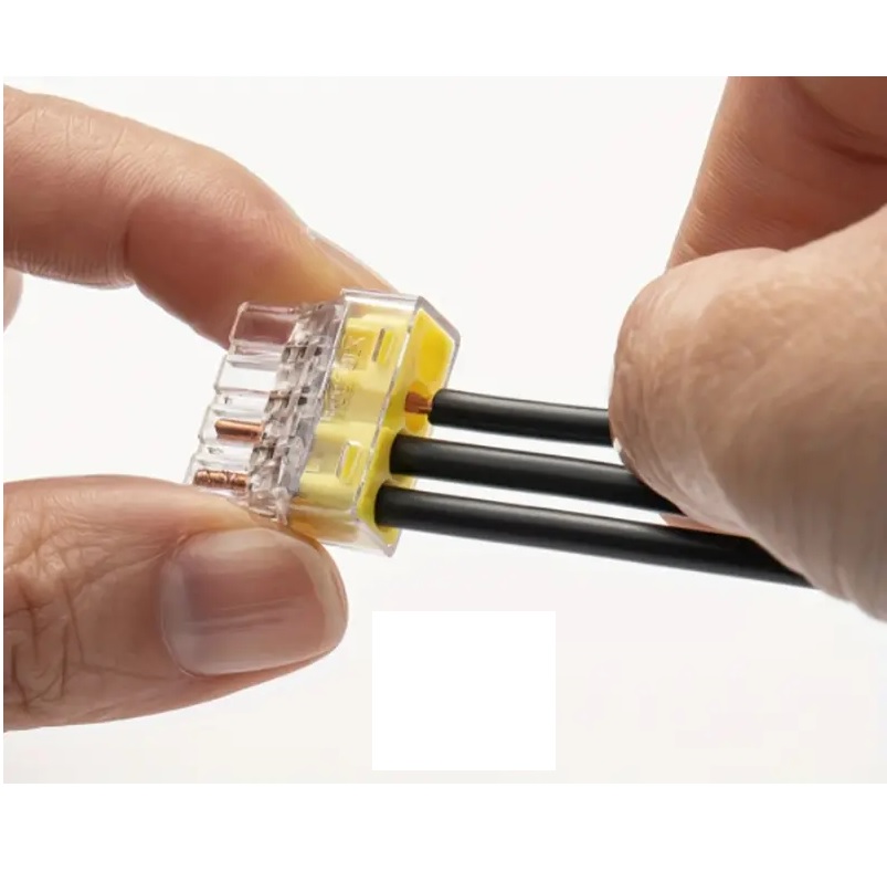 Conector FIJO 3polos 450v 24amp para Cable 0,5a2,5mm - Image 2