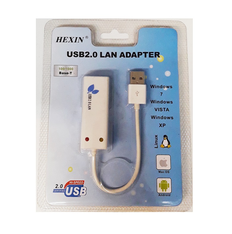 Adaptador USB a LAN con Cable HX-0625 - Image 2
