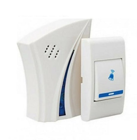 Timbre Inalambrico Base 220v pulsador a Pila CALIDAD