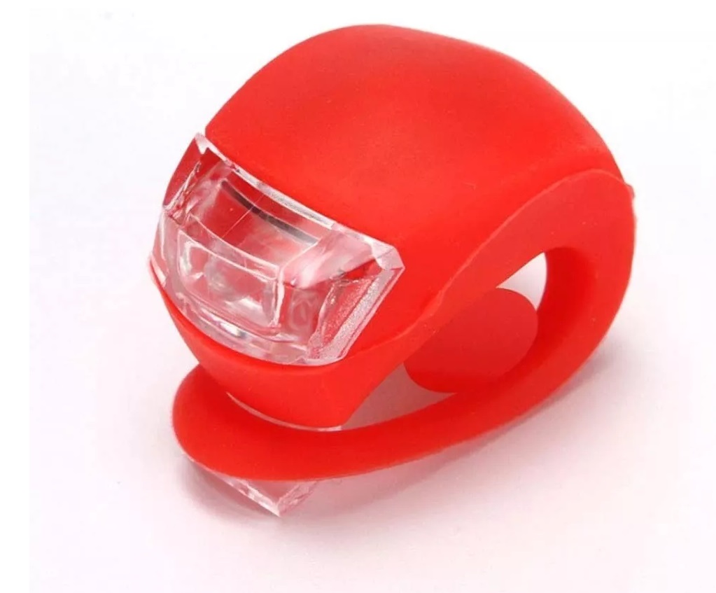 Luz Bici x2LED Blanca/roja HJ008-2 - Image 5