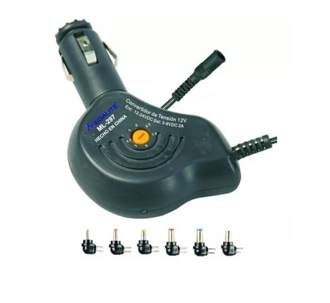 Fuente 12v/24v 2amp 3-4,5-6-6,5-7,5-9v