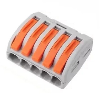 Conector REUTILIZABLE 5polos 450v 24amp para Cable 0,5a4mm - Image 2