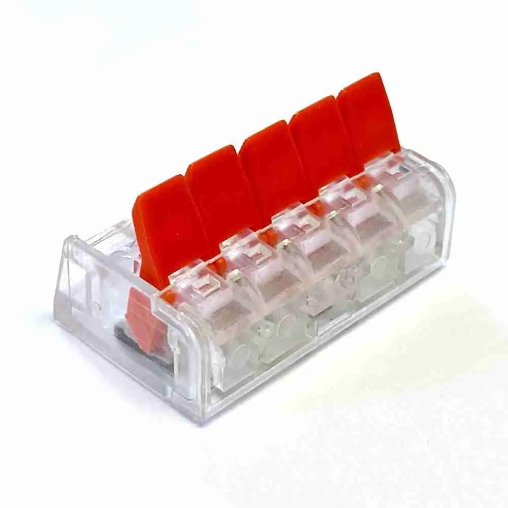 Conector REUTILIZABLE 5polos 450v 24amp para Cable 0,5a4mm - Image 2