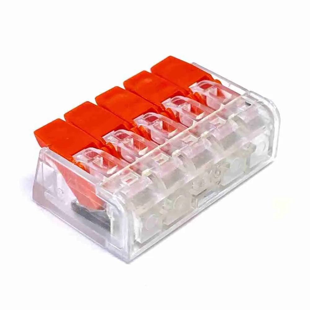 Conector REUTILIZABLE 5polos 450v 24amp para Cable 0,5a4mm - Image 4