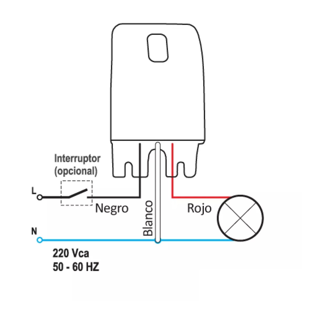 Fotocelula 1500w 3 cables - Image 2