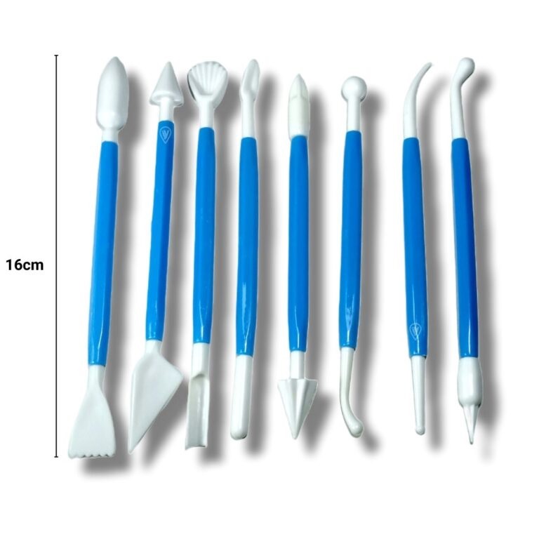 Estecas para Decorar 8pz plastico azul - Image 2