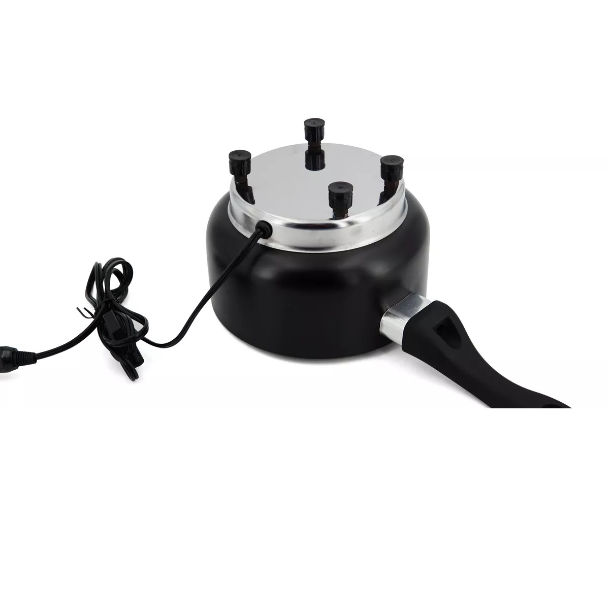 Freidora cacerola 12v cuerpo aluminio y teflon Tapa de vidrio 18cm - Image 4