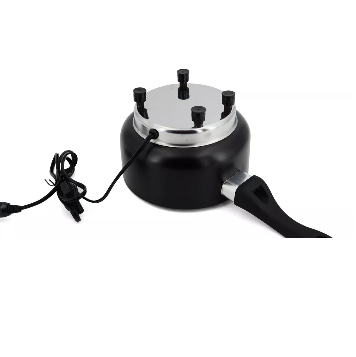 Freidora cacerola 24v cuerpo aluminio y teflon Tapa de vidrio 18cm - Image 3