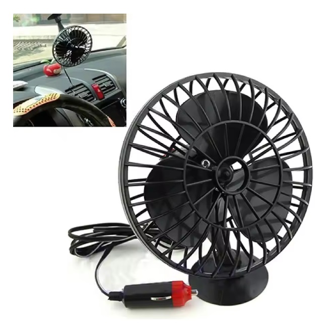 Ventilador 12v plastico 5" UNIVERSAL