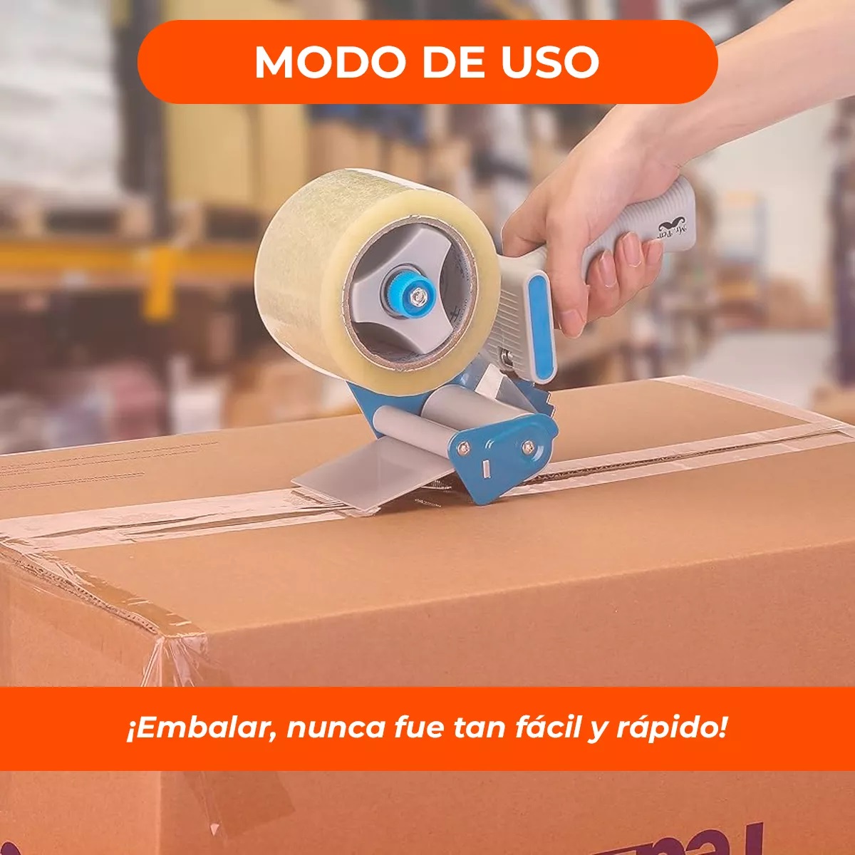 Encintadora INDUSTRIAL para cinta 48mm mango ergonomico - Image 2