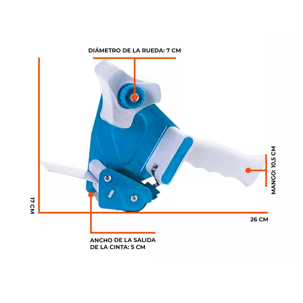 Encintadora INDUSTRIAL para cinta 48mm mango ergonomico - Image 4