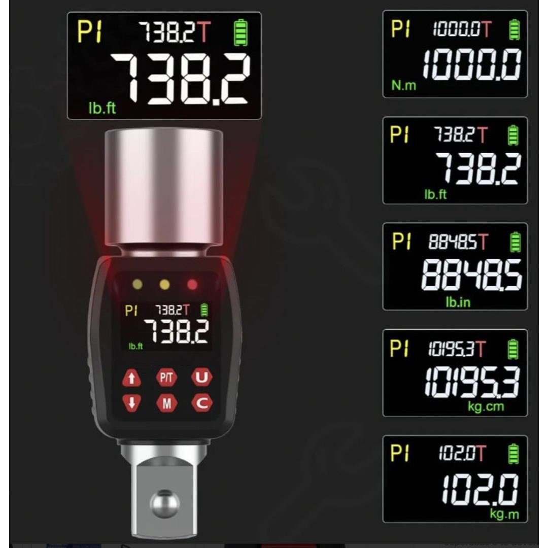 Torquimetro digital 1000Nm encastre 3/4" con sonido - Image 4
