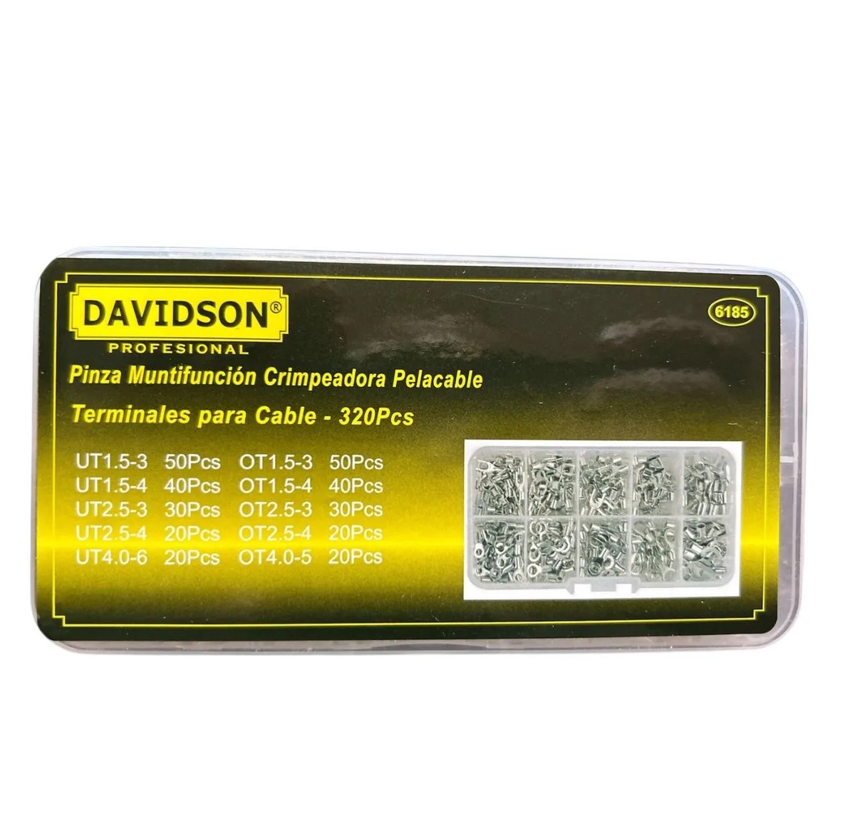 Surtido terminales 320pz con pinza - Image 3