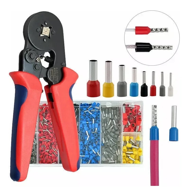 Surtido terminales Tubulares 1200pz con pinza - Image 8