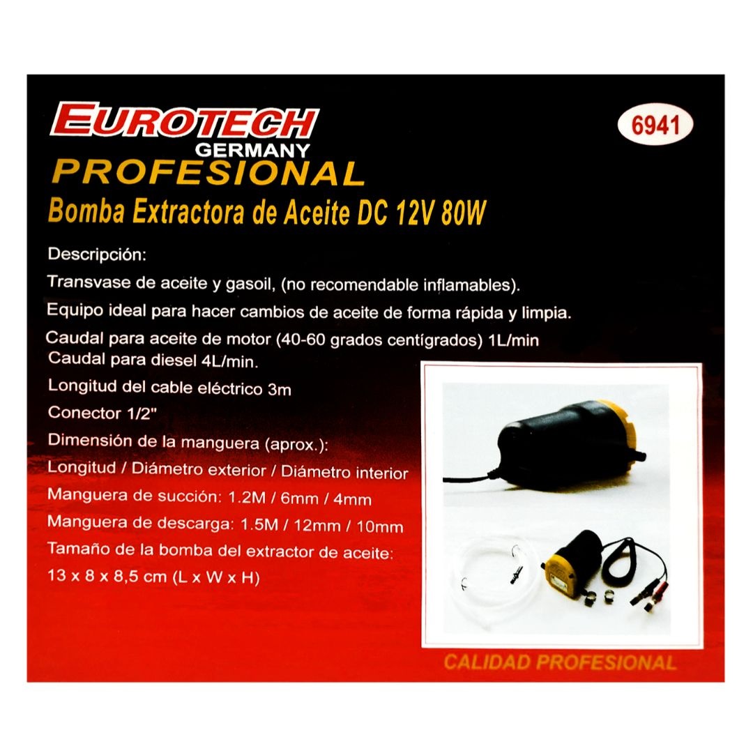 Bomba extractora cambio de aceite DC12v 80w - Image 3