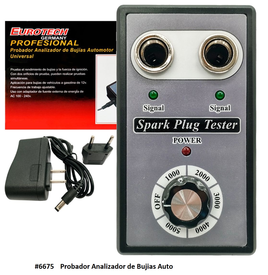 Tester probador de bujias