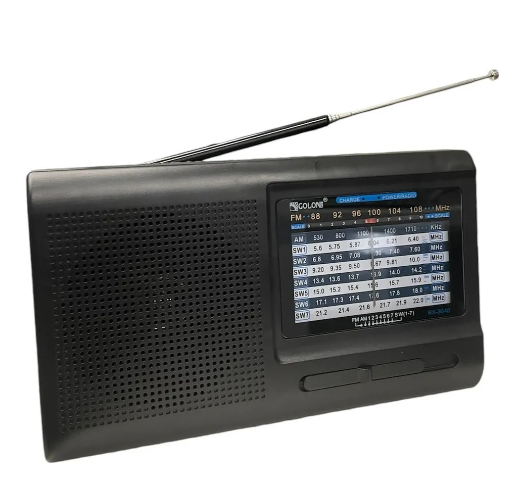 Radio AM-FM 9 BANDAS Recargable