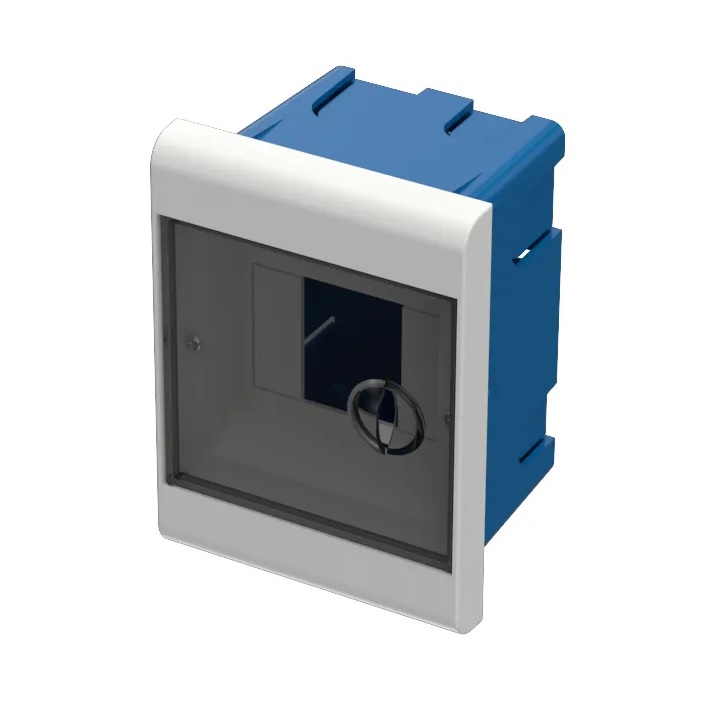 Caja PVC Embutir 4 c/Puerta