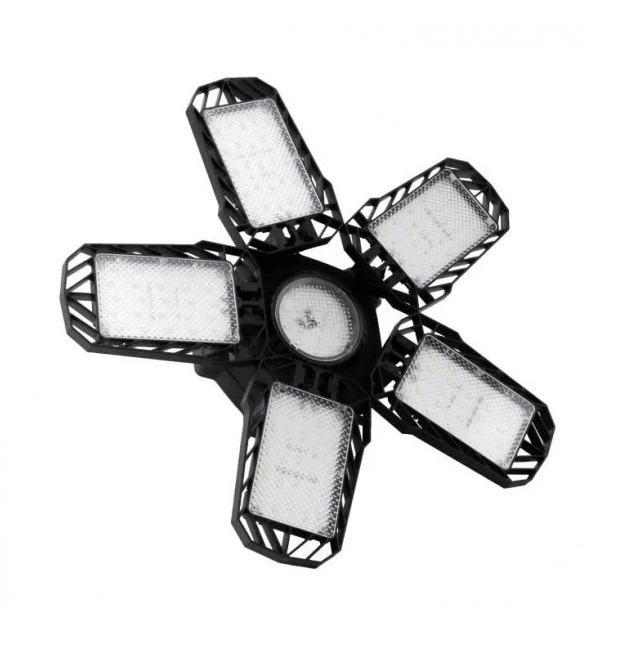 Lampara 80w LED 5 aspas E27 Blanco frio - Image 4