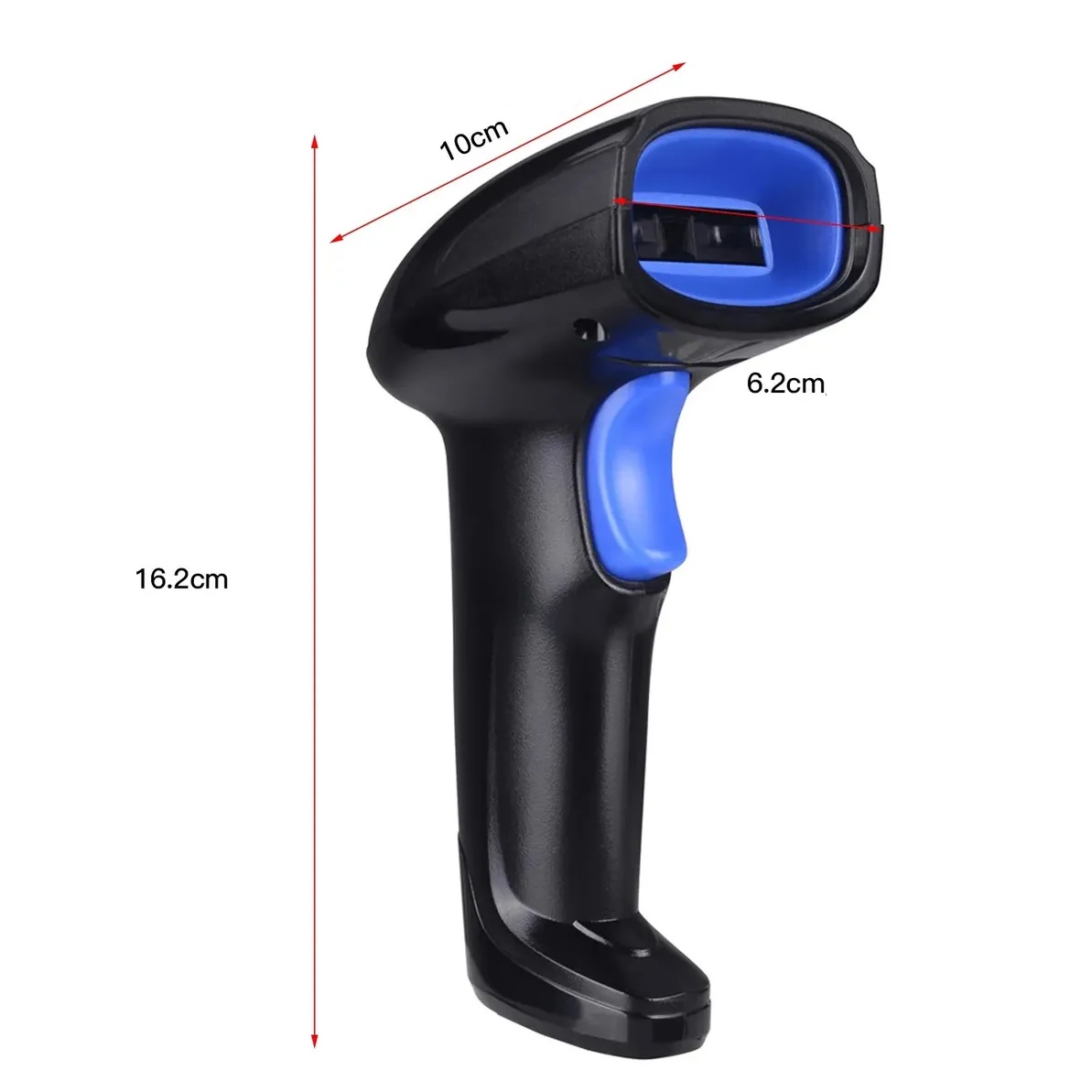 Escaner LASER de codigo de Barras con Cable y receptor USB - Image 2