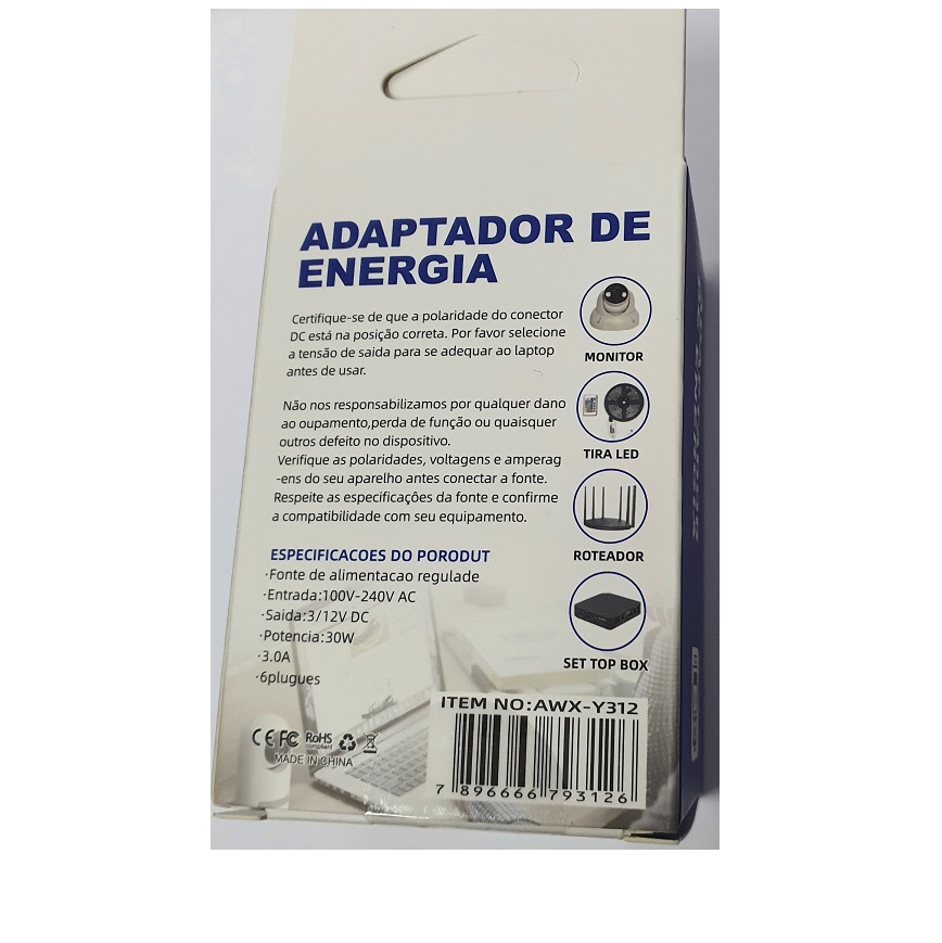 Fuente Multivoltaje Switching 220v 3amp 30w 6conectores - Image 3
