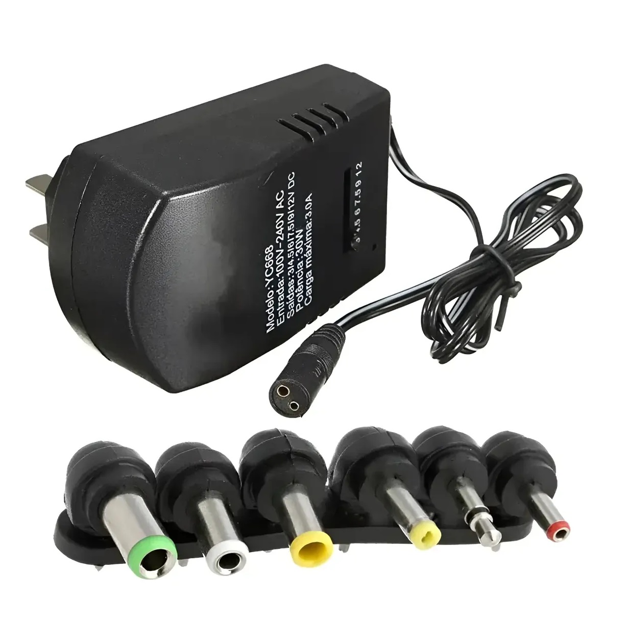 Fuente Multivoltaje Switching 220v 3amp 30w 6conectores